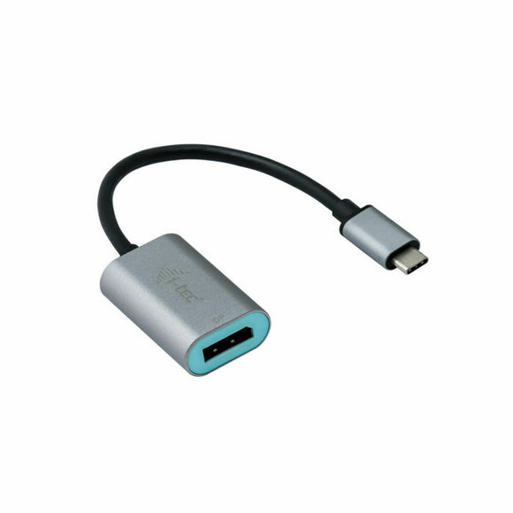USB C to DisplayPort Adapter i-Tec C31METALDP60HZ 150 cm Grey