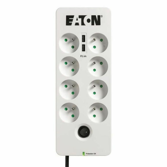 Protection from surges Eaton PB8TUF White