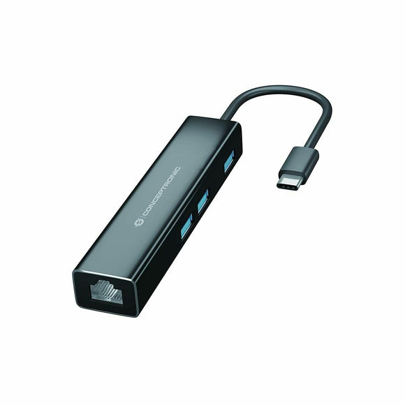 USB Hub Conceptronic DONN07B Black