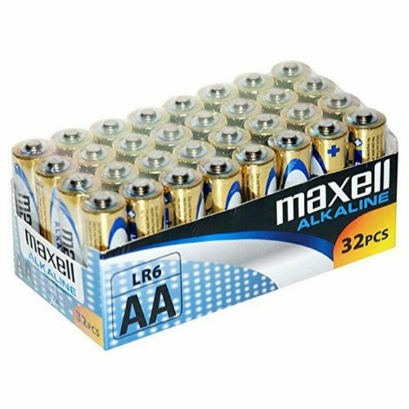 Alkaline Batteries Maxell 790261 LR06 AA 1.5V (32 pcs) 1,5 V