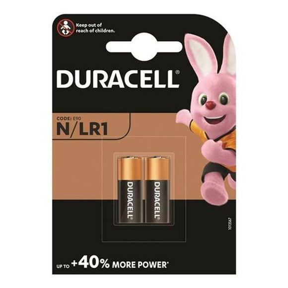 Alkaline Batteries DURACELL 203983 N MN9100 1.5V (2 pcs) 1,5 V