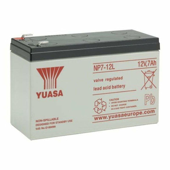 Battery for Uninterruptible Power Supply System UPS Yuasa NP7-12L 7 Ah