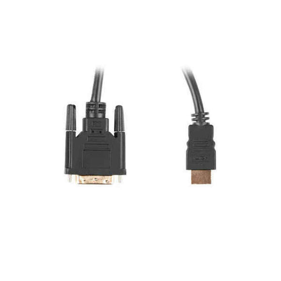 HDMI Cable Lanberg CA-HDDV-20CU-0030-BK Black 3 m