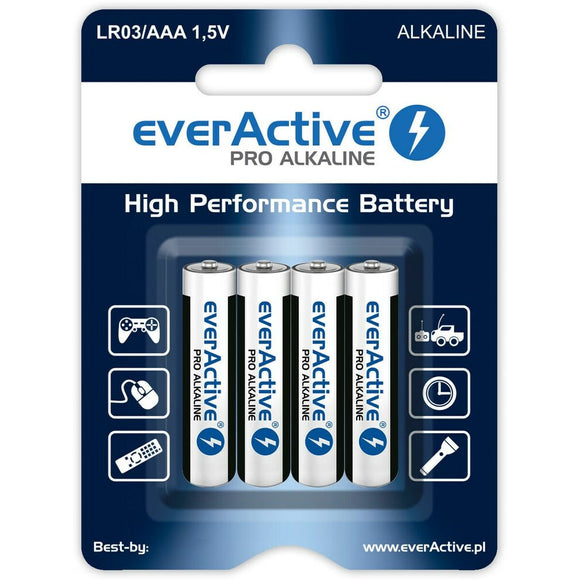 Batteries EverActive LR03 1,5 V AAA