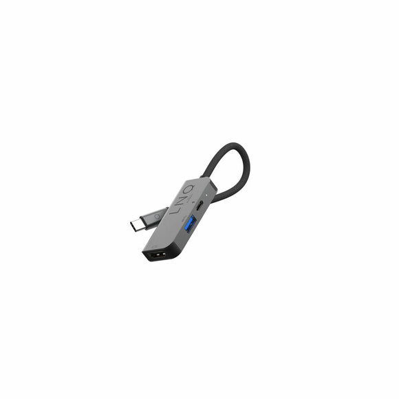 USB Hub Linq Byelements LQ48000 Grey (1 Unit)