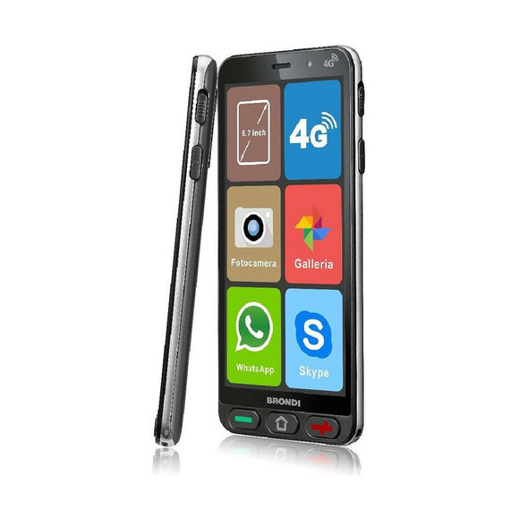 Smartphone Brondi AMICO S Black 1 GB RAM 8 GB RAM Quad Core 5,7