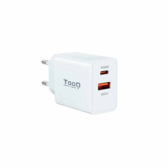 Wall Charger TooQ TQWC-2SC04WT White 20 W