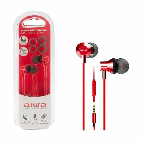 Headphones Aiwa Red
