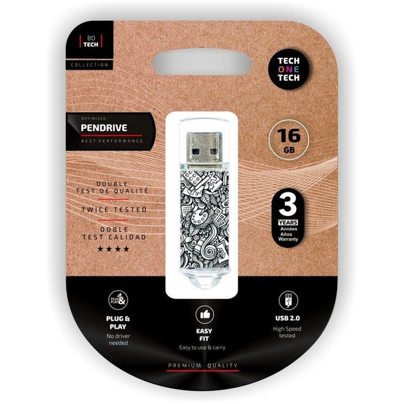 USB stick Tech One Tech Art-Deco 16 GB