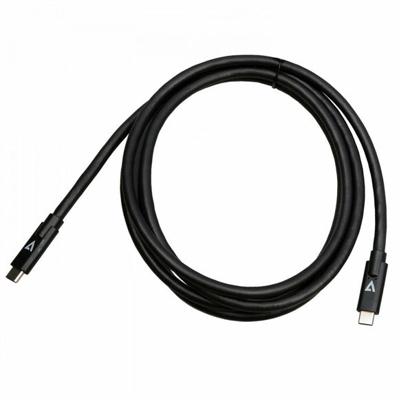 Cable Micro USB V7 V7USBC10GB-2M Black 2 m