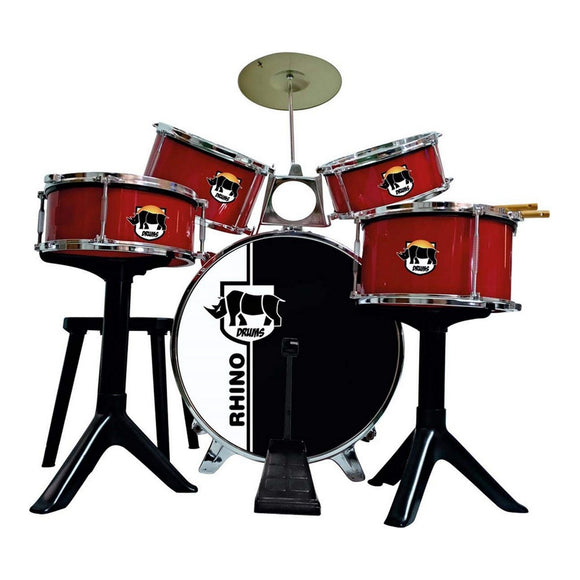 Drums Reig Rhino Drums Red 75 x 68 x 54 cm Plastic