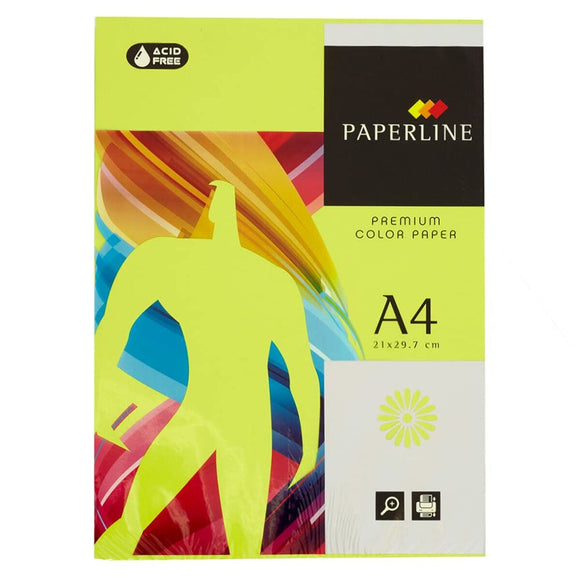Paper Fabrisa 500 Sheets Din A4 Green Fluorescent