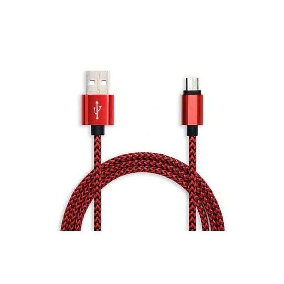 USB Cable to micro USB Wirboo W606 Red 2,5 m