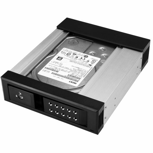 Housing for Hard Disk Startech HSB1SATSASBA Black