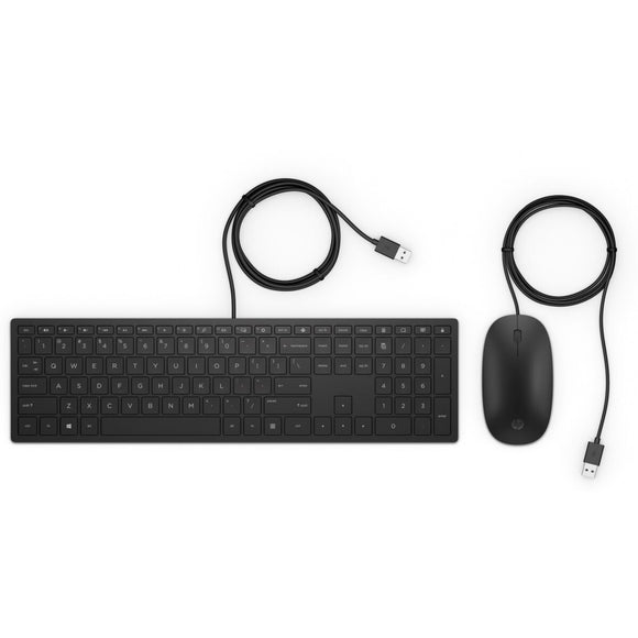 Keyboard and Mouse HP 4CE97AA Black