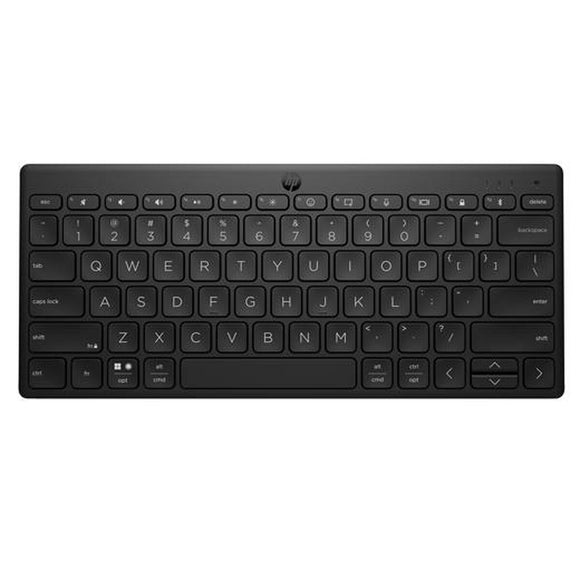 Bluetooth Keyboard HP 692S9AA Black Spanish Qwerty