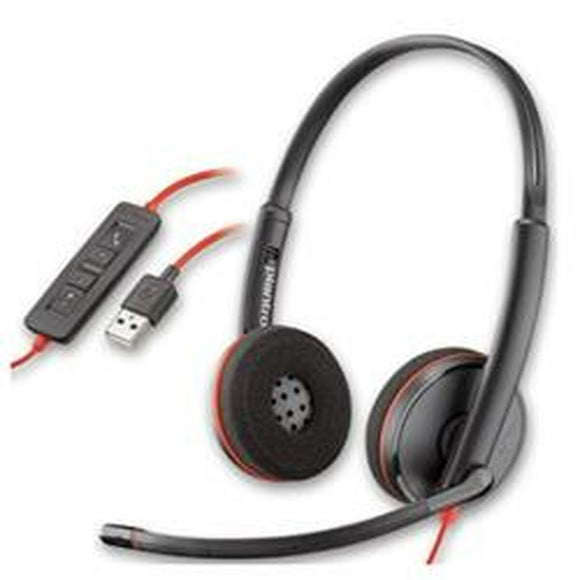 Headphones HP C3220 Black Red