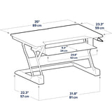 Screen Table Support Ergotron WorkFit-T