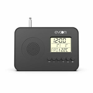 Radio Evoom LEKIO Black Modern