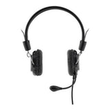 Headphones with Microphone Bluestork MC-201 Black/Silver