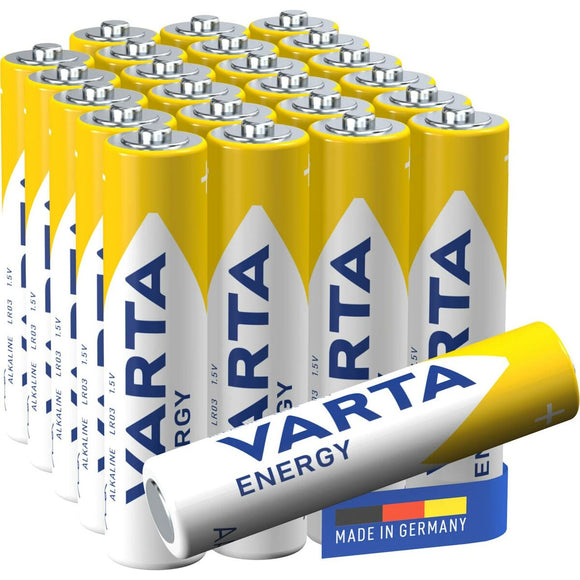 Batteries Varta Alkaline, AAA, 24 pack 1,5 V AAA