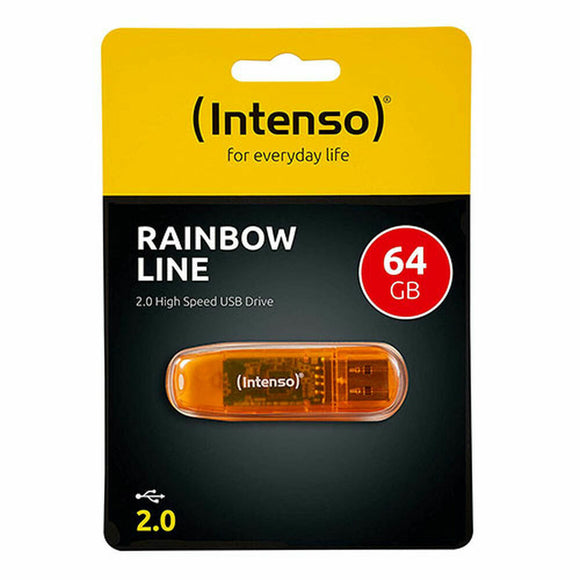 USB stick INTENSO 3502490 USB 2.0 64 GB Orange 64 GB DDR3 SDRAM