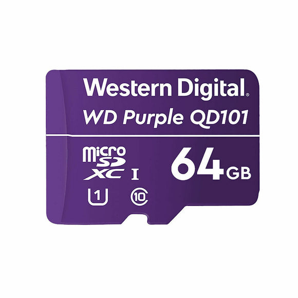 Micro SD Card Western Digital WD Purple SC QD101 64 GB