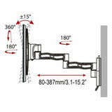 TV Mount Haeger 5608475 17" - 37"