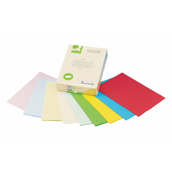 Printer Paper Q-Connect KF02243 Multicolour A4 500 Sheets