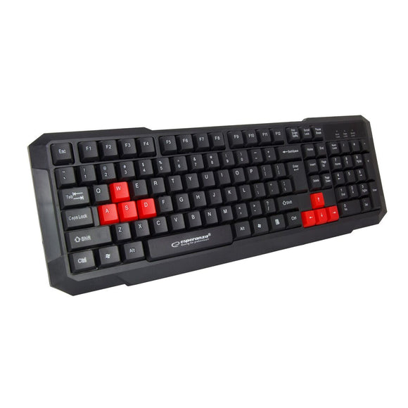 Keyboard Esperanza EGK102R Black