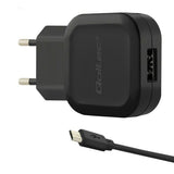Wall Charger Qoltec 50195 Black 12 W