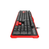 Keyboard Natec RHOD 110 Black Red Black/Red