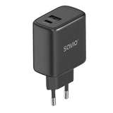 Wall Charger Savio LA-06/B Black 30 W