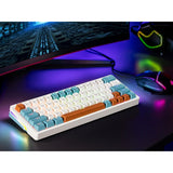 Mechanical keyboard Tracer TRAKLA47303 White Multicolour QWERTY