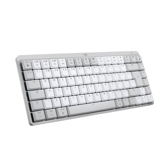 Wireless Keyboard Logitech 920-010799 English EEUU White QWERTY White/Grey