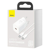 Wall Charger Baseus Super Si White 25 W