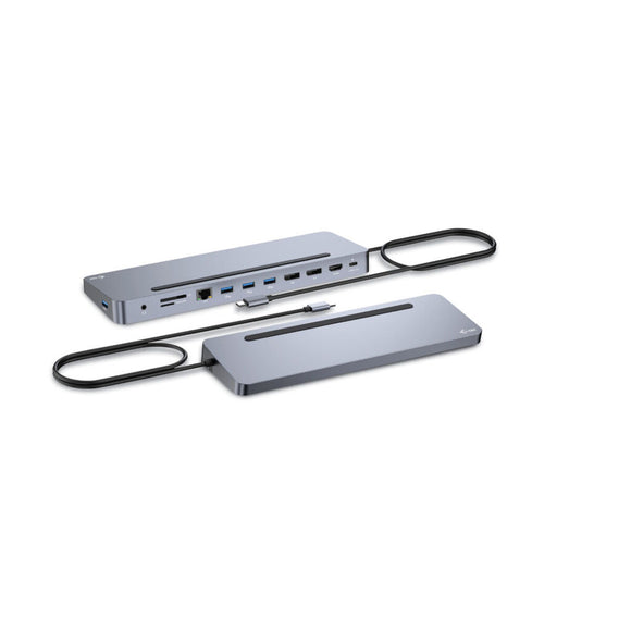 USB-C Hub i-Tec C31FLAT2PDPRO Silver