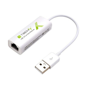 USB to Ethernet Adapter Techly 107630 15 cm