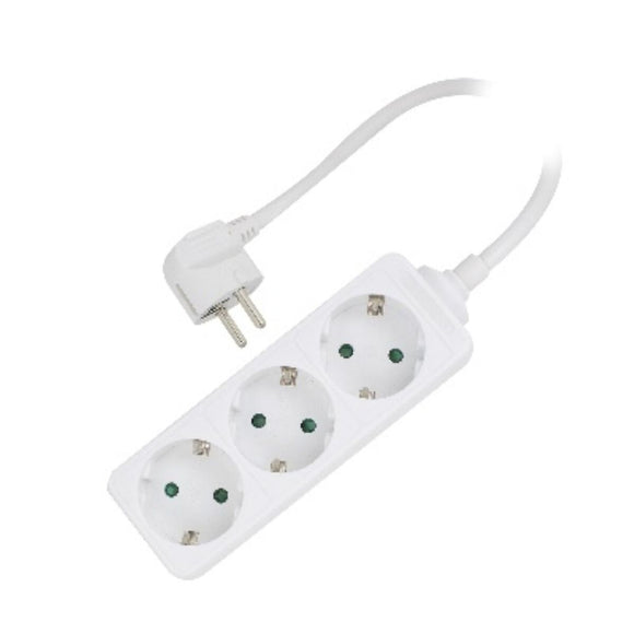 3-socket plugboard without power switch Ewent EW3958 3680W (1,5 m)