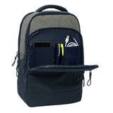 Laptop Backpack Kappa Dark Navi Grey Navy Blue 29 x 44 x 15 cm