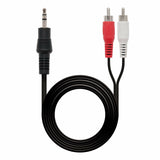 Jack Cable VARIOS 10.24.0310 10 m Male Plug RCA x 2