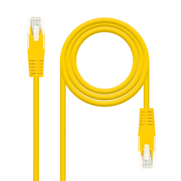CAT 6 UTP Cable NANOCABLE 10.20.0403-Y Yellow 3 m