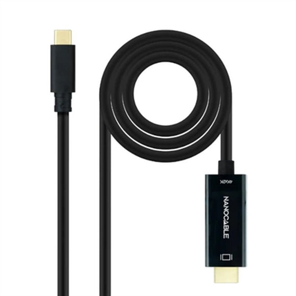 USB-C to HDMI Cable NANOCABLE 10.15.5133 Black 3 m 4K Ultra HD