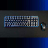 Keyboard and Wireless Mouse ELBE PTR-101 Black