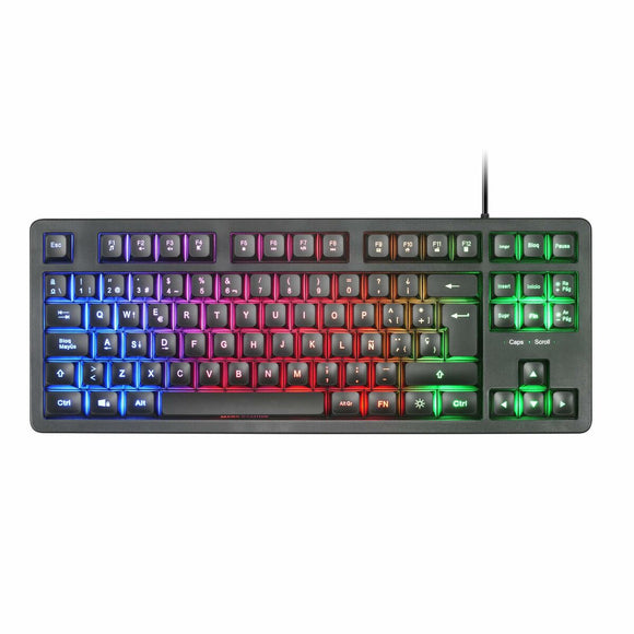 Keyboard Mars Gaming MK023 TKL FRGB Black