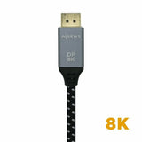 DisplayPort Cable Aisens A149-0438 Black Black/Grey 3 m