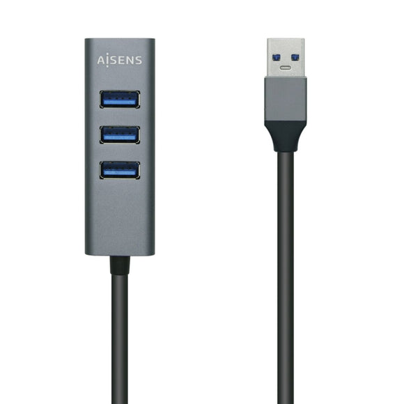 USB Hub Aisens A106-0507 Grey Aluminium (1 Unit)