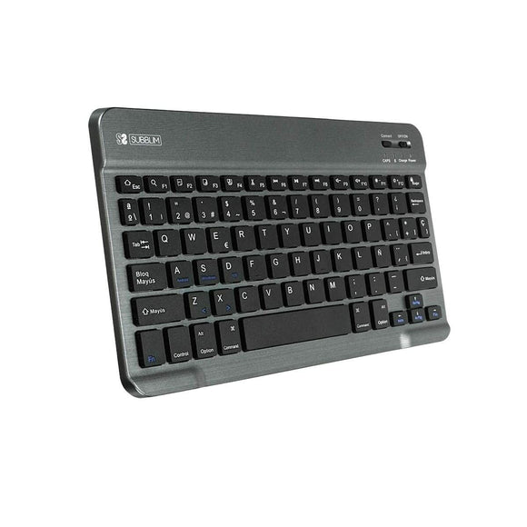 Keyboard Subblim SUB-KBT-SM0002 Grey Spanish Qwerty