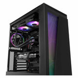 ATX Semi-tower Box Nox 8436587971327 LED RGB Black Multicolour