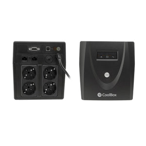 Uninterruptible Power Supply System Interactive UPS CoolBox COO-SAIGD3-1K 600 W